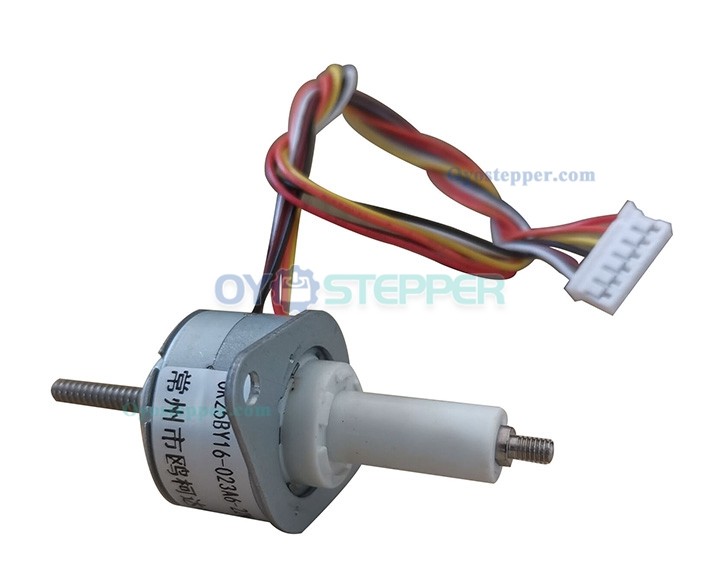 Oukeda PM Permanent Magnet Linear Stepper Motor 15 Deg 0.23A 4 Phase Φ25x16mm